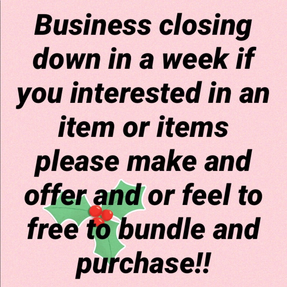 Everything must go!!!! Going out of Business